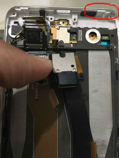 Xiaomi Mi5 bracket lcd kabel